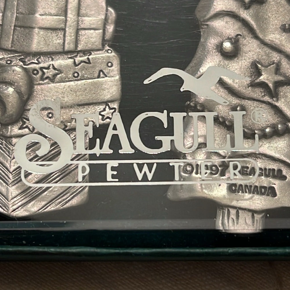 Seagull Pewter ornaments set of 2. - Picture 2 of 8